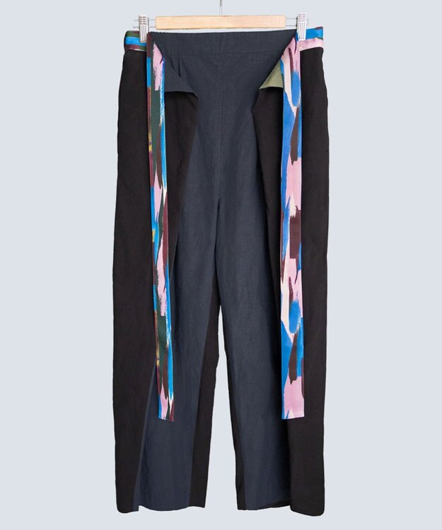 COQ 2WAY KNOT COTTON 前後2WAYパンツ ネイビー