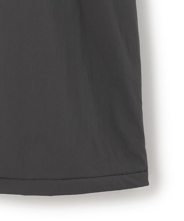 J.PRESS YORK STREET 【WOMEN】パデットリップストップ ステンカラーコート グレー系