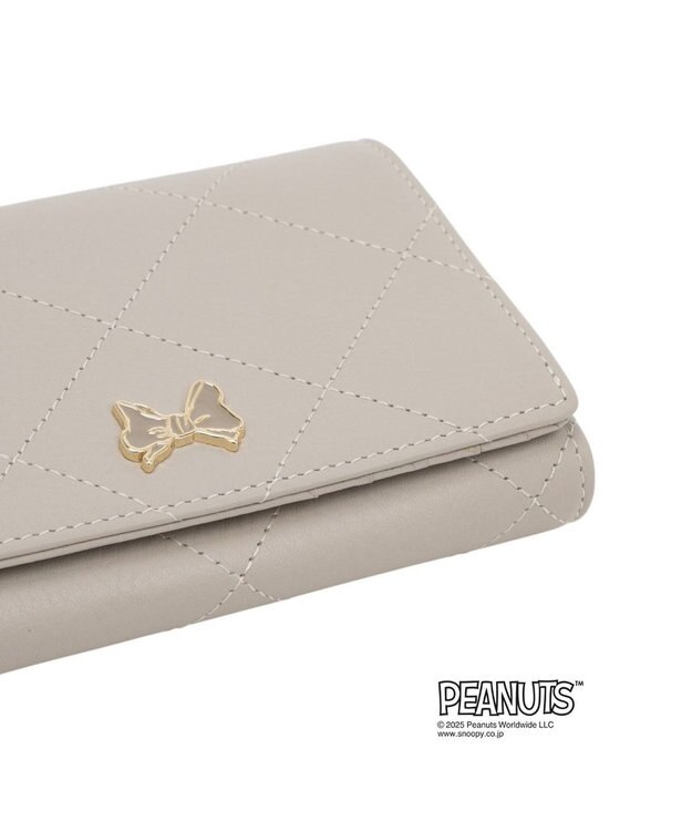 CLATHAS CLATHAS×PEANUTS 二つ折り財布 ライトグレー