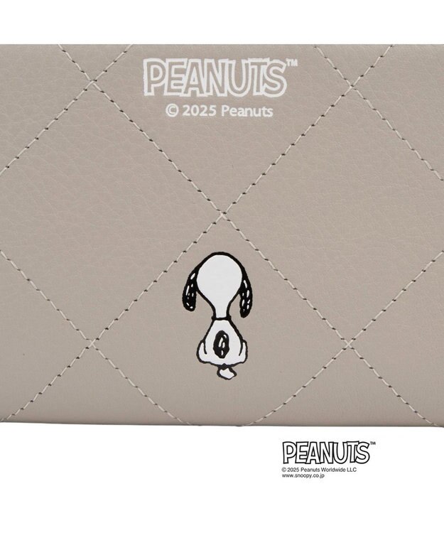 CLATHAS CLATHAS×PEANUTS 二つ折り財布 ライトグレー