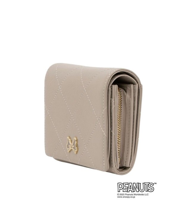 CLATHAS CLATHAS×PEANUTS 二つ折り財布 ライトグレー