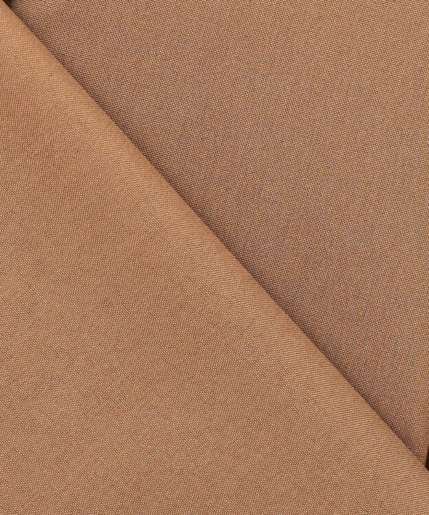 23区 【洗える】シルキータフタコンビ チュニック カットソー キャメル系