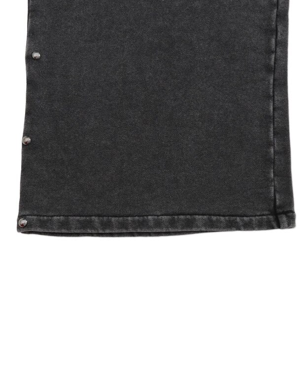 WEGO 【ユニセックス着用ITEM】ブリーチスタッズロゴスウェットパンツ スミクロ