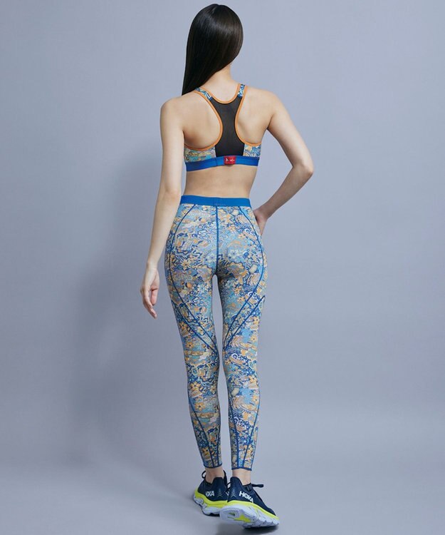 CW-X 【WOMEN】 CW-X 【CHUMS (チャムス)コラボ】 スポーツブラ スポーツゆれケアブラ 【スポーツ時のゆれからバストを守る】 ノンワイヤー トレーニング ジョギング レディース LNY120 /ワコール ブルー