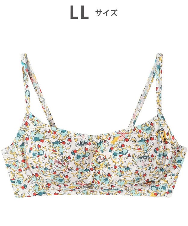 tsumori chisato SLEEP ツモリチサト ノンワイヤーブラ ベア天竺素材(身生地) フルカップ ブラジャー レディース UBX564 /ワコール アイボリー