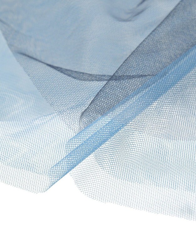 YECCA VECCA レイヤードチュールマーメイドスカート Blue