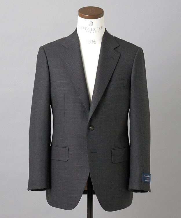 GOTAIRIKU 【ZEGNA/ゼニア】ISLANDFLEECE/アイランドフリース 3ピーススーツ（グレー） グレー系8