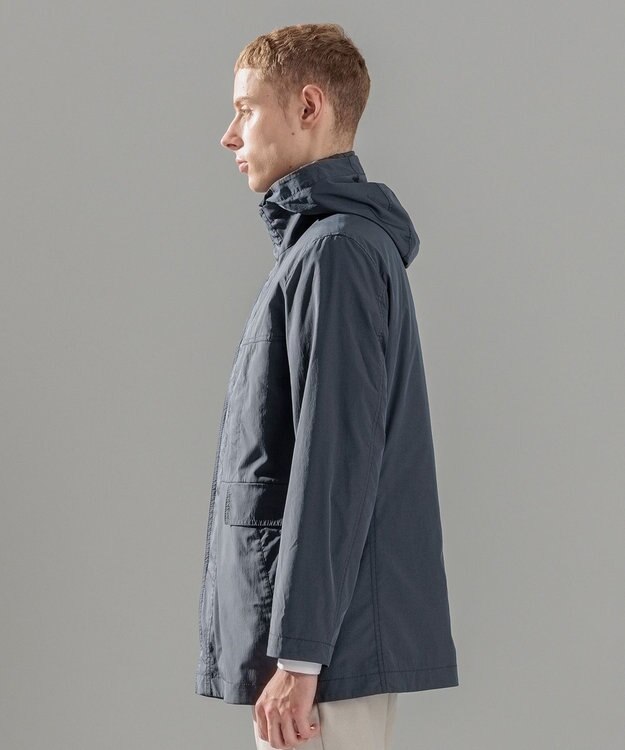 JOSEPH HOMME スプリットピーチストレッチ　コート ダルブルー系