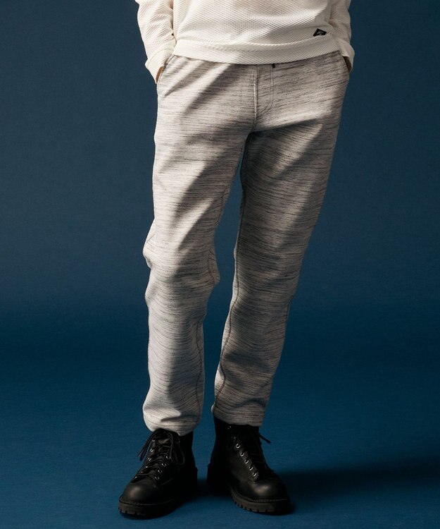 JOSEPH ABBOUD MOUNTAIN 【軽量/ソフト】ソフトダンボールニットパンツ ライトグレー系