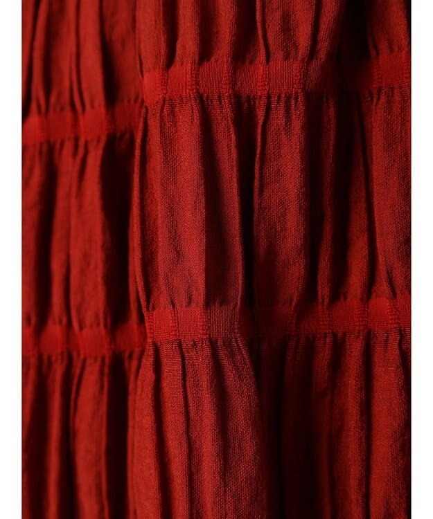 Green Parks ・ＳＵＧＡＲ　ＳＰＯＯＮ　シャーリングギャザースカート Red