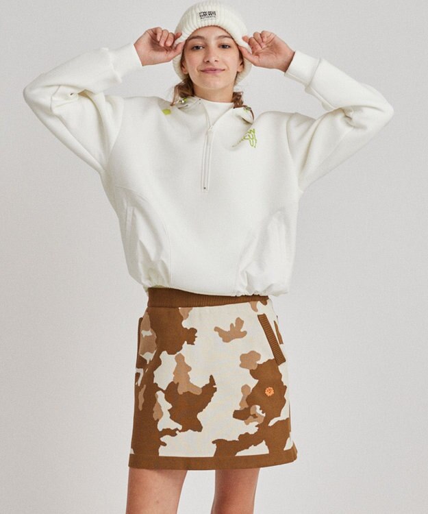 PW CIRCULUS 【WOMEN】ピント柄 ニットスカート ベージュ系5