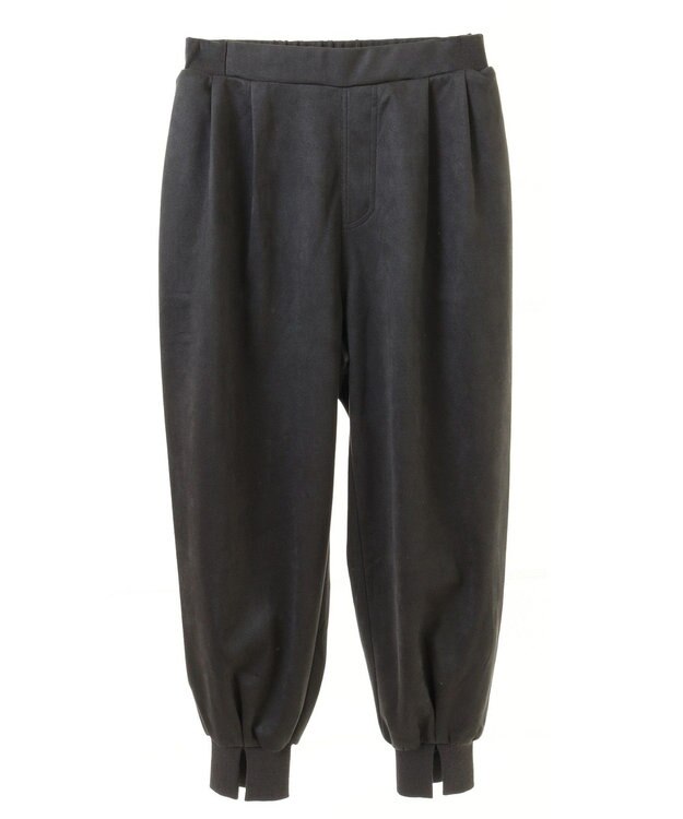 Green Parks ・ｆｕｒｒｙｒａｔｅポンチスエードジョガーパンツ Charcoal Gray