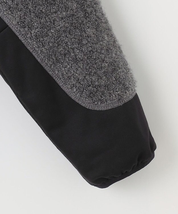 23区GOLF 【MEN】【ウォッシャブル】ボアコンビブルゾン ブラック系