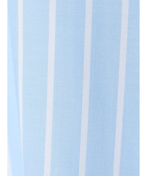 earth music&ecology バンドカラーストライプシャツ Sax