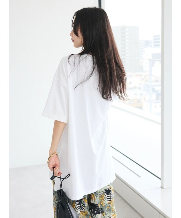 CRAFT STANDARD BOUTIQUE シルケット天竺　ロゴＰＴ　ＢＩＧ　Ｔｅｅ　Ｓ／Ｓ Off White