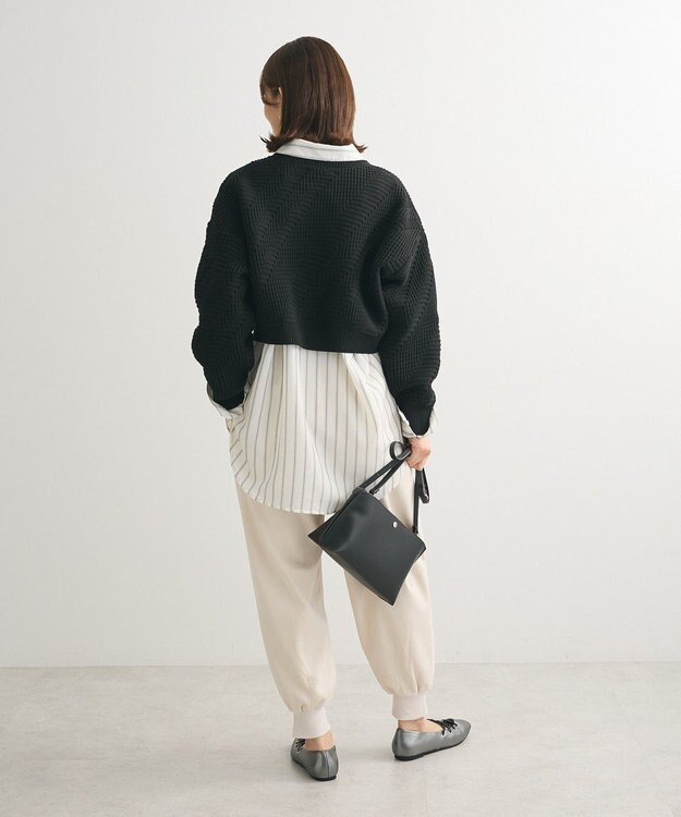 Green Parks ・ｆｕｒｒｙｒａｔｅポンチスエードジョガーパンツ Ivory