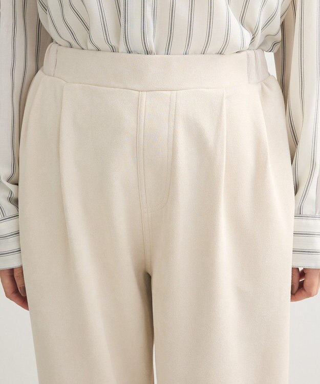 Green Parks ・ｆｕｒｒｙｒａｔｅポンチスエードジョガーパンツ Ivory