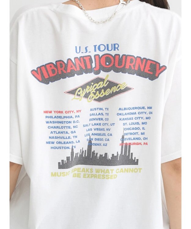 earth music&ecology ウ゛ィンテージライクツアーＴｅｅ Off White