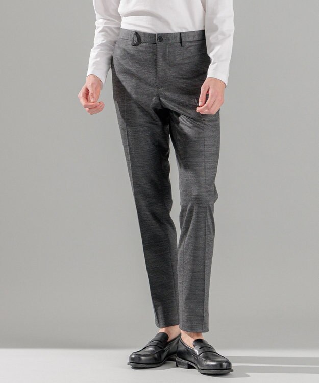 JOSEPH HOMME 新素材【抜群のストレッチ性/セットアップ対応可】スプリングウールジャージー テーパードパンツ / CITY グレー系