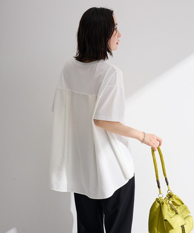 Green Parks バックタックドッキングプルオーバー Off White