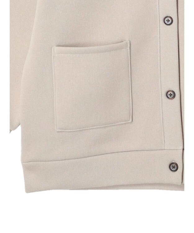 CRAFT STANDARD BOUTIQUE ニットフリースＶネックカーディガン Ivory