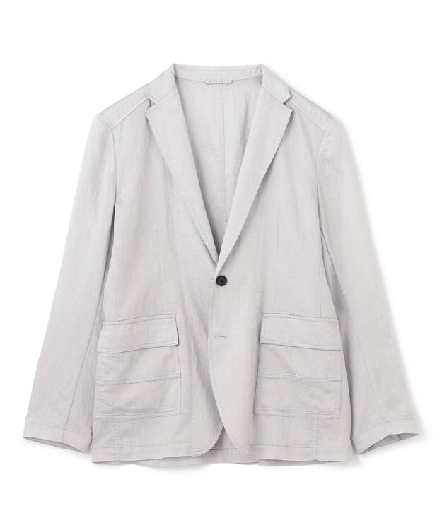 JOSEPH HOMME ストレッチマイヤー　ジャケット ライトグレー系