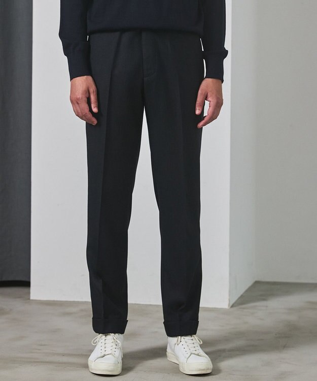 GOTAIRIKU セットアップカラー有【洗える/ストレッチ/シワになりにくい】ZERO TRIA ウォッシャブルパンツ(25年モデル) ネイビー(セットアップジャケット有)