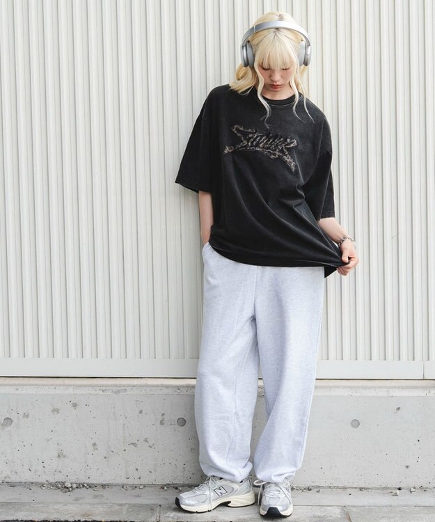 WEGO 【ユニセックス着用ITEM//MLサイズ展開】接触冷感グラフィックBIG　T（SS） ブラックその他