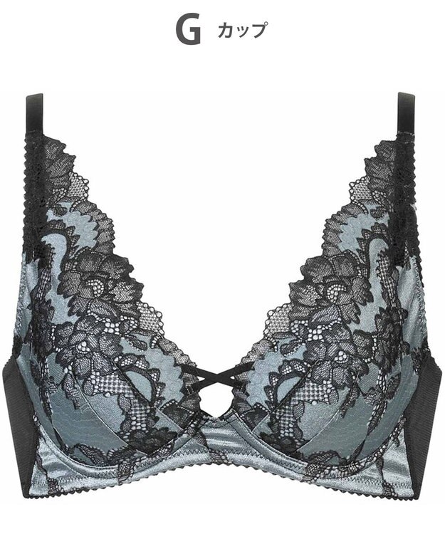 WACOAL 【重力ケアブラ】 ノンワイヤーブラ バストを重力から守る まる胸をキープ ラクなつけごこち Gカップまで対応 大きいサイズ レディース BXB194 /ワコール ブラック