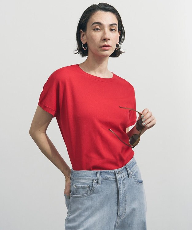 UNFILO L 【新色追加】スゴ機能美ニット コンパクト [NEW]スカーレット