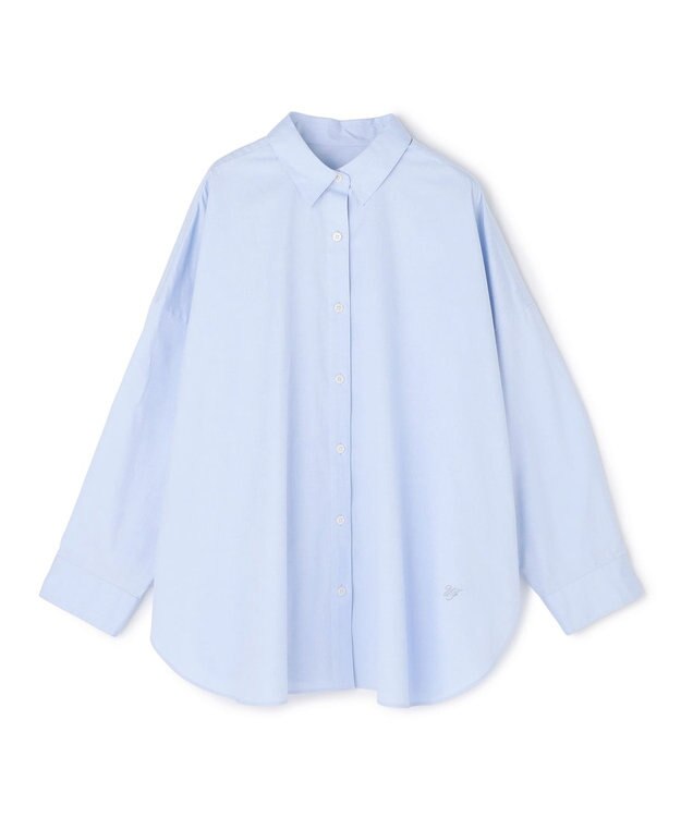 UNFILO L 【WEB限定カラー】コットン オーバーシャツ ブルー