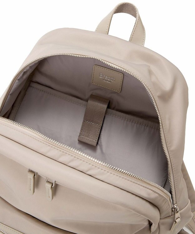 TOPKAPI 【Breath TOPKAPI】防水ナイロン レザーコンビ PC対応 リュック バックパック ペールベージュ