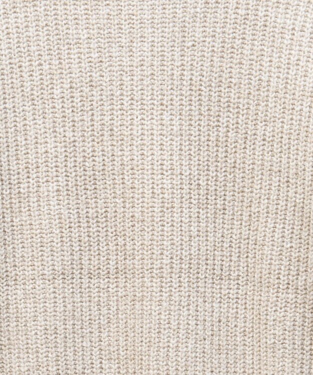 Green Parks Ｍｉｘ配色畦ニットプルオーバー Beige