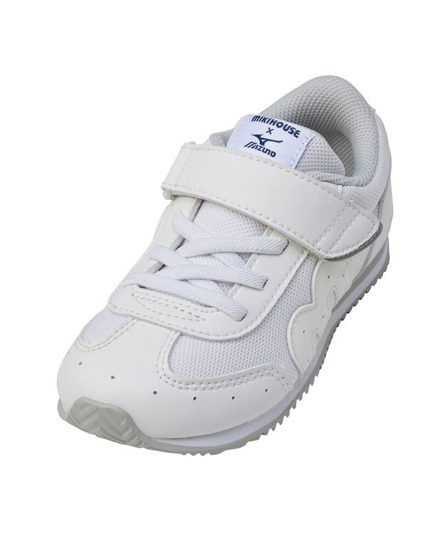 MIKI HOUSE HOT BISCUITS 【WEB限定】【16-21cm】ミズノコラボ キッズシューズ【WebLimited】 アイボリー