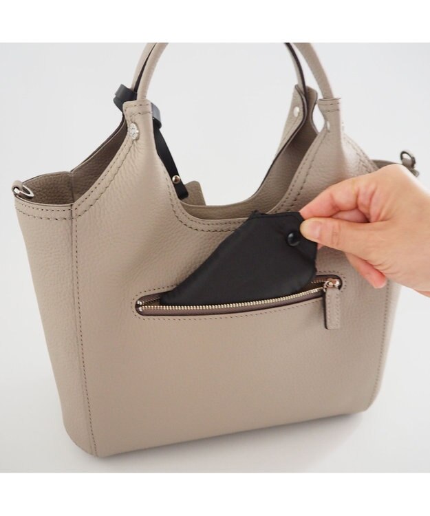 PELLE BORSA 2WAYバッグ Reinette レネット 9090 グレージュ
