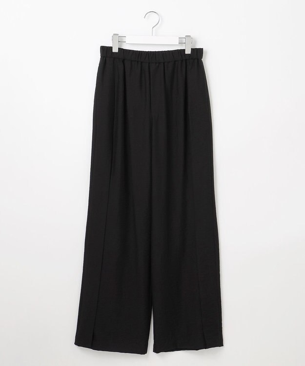 23区 【GOLD LABEL】シアーシルク パンツ ブラック系