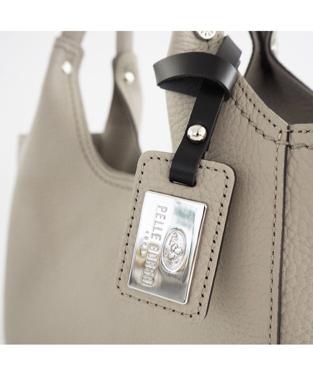 PELLE BORSA 2WAYバッグ Reinette レネット 9090 グレージュ