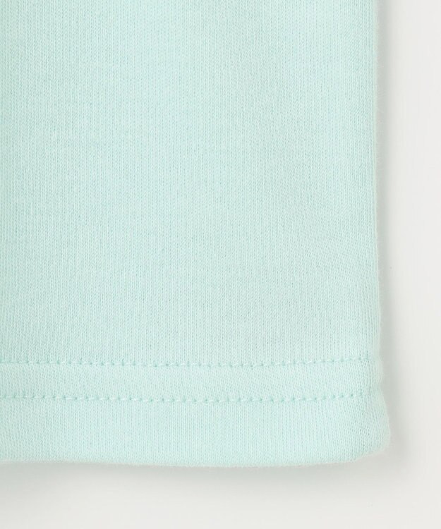 ANY KIDS 【すみっコぐらし】サガラ刺繍 長袖 Tシャツ エメラルドグリーン×ぺんぎん？