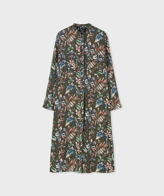 Paul Smith Number Floral ワンピース カーキ