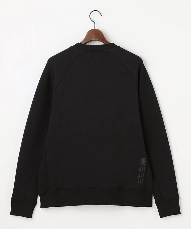 JOSEPH ABBOUD MOUNTAIN 【軽量/ソフト/イージーケア】ソフトダンボールニット プルオーバー ブラック系