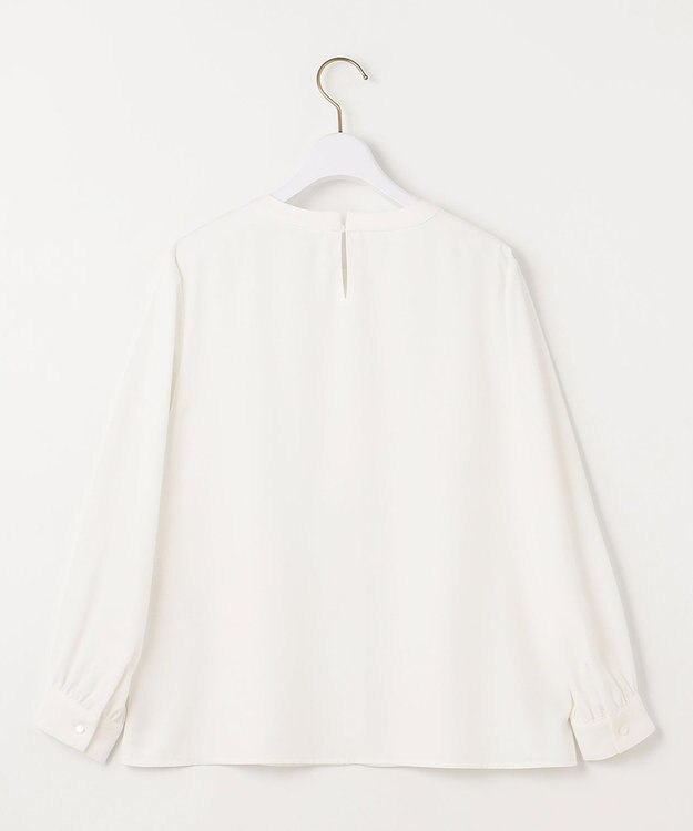 ANY SIS 【洗える】ボウタイ ブラウス オフ