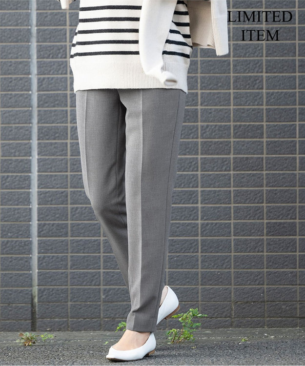 Sサイズ限定】ストレッチダブルクロス テーパード パンツ / 23区 S