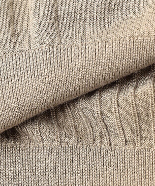 23区 【エステータ】シルクリブ タートルニット セージ