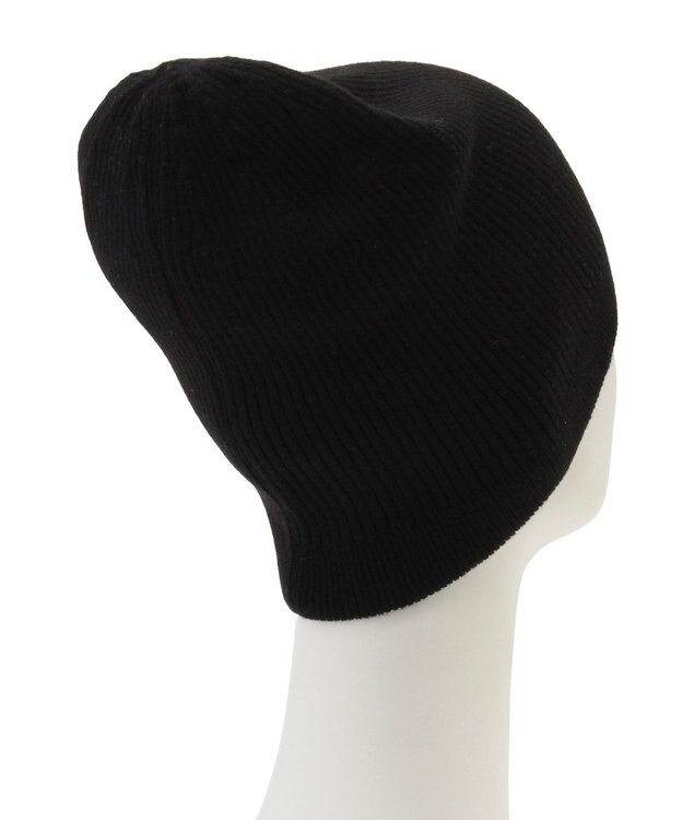 MOONBAT 【WEB限定】FURLA(フルラ)アーチロゴ付き ニット帽 帽子 UVカット 手洗いOK ブラック