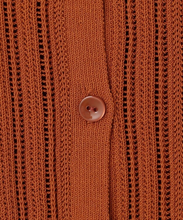 自由区 L 【カタログ掲載・セットアップ対応・洗える】シアーコイル カーディガン コッパー