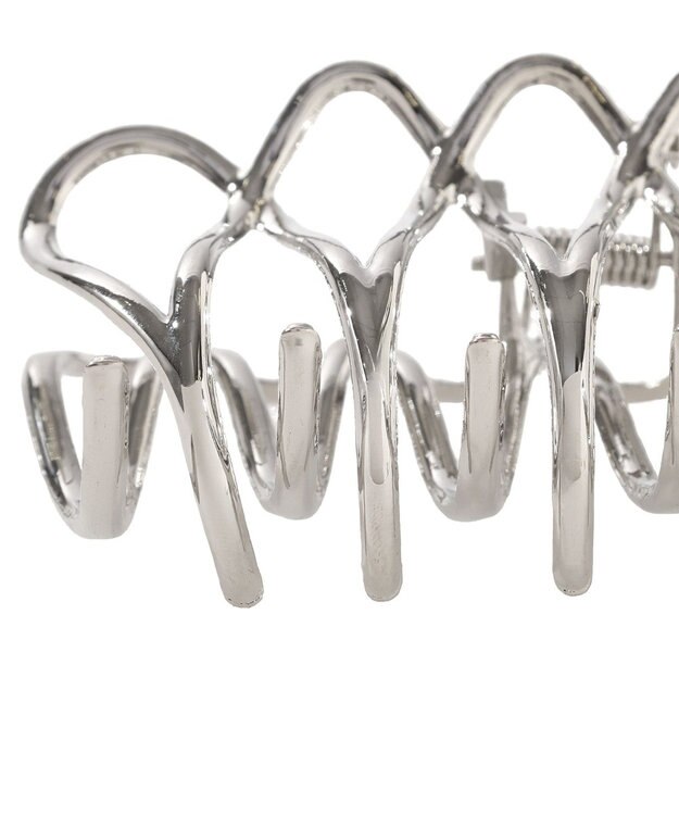 Green Parks うねうねメタルバンスクリップ Silver