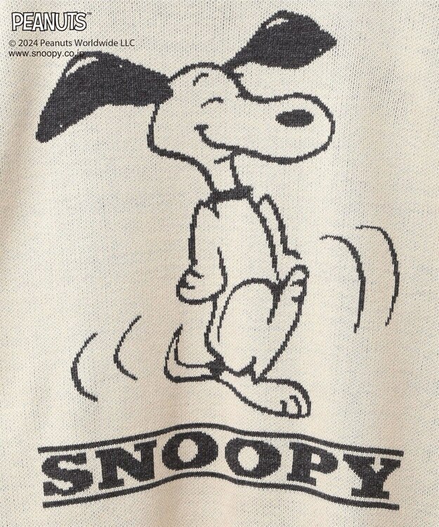 CRAFT STANDARD BOUTIQUE 【PEANUTS】クルーネックニット Ivory