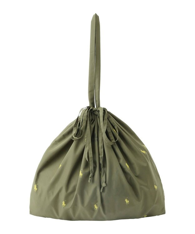 MOONBAT POLO RALPH LAUREN ポケッタブルレインバッグ ポロポニーカラードット カーキー