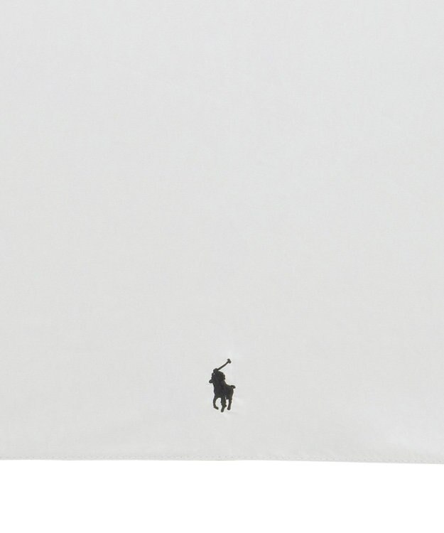 MOONBAT 【軽量/大きめ】POLO RALPH LAUREN 遮光 晴雨兼用 折りたたみ日傘 ワンポイント ポロポニー 60cm オフホワイト