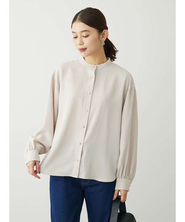 Green Parks ・ＥＬＥＮＣＡＲＥ　ＤＵＥ　バックプリーツブラウス Off White